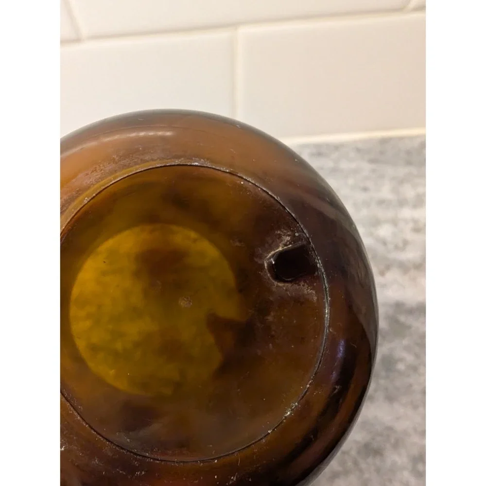 Vintage Lucite Tortoise Shell‎ Soap Dish And Cup Set